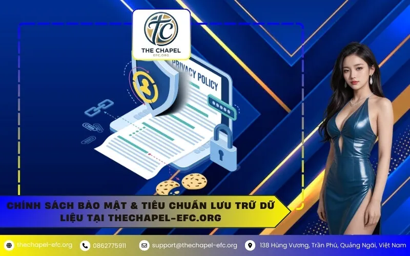 Chính Sách Bảo Mật & Tiêu Chuẩn Lưu Trữ Dữ Liệu Tại thechapel-efc.org