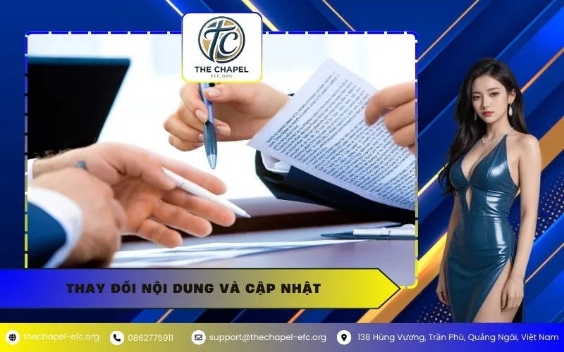 Thay Đổi Nội Dung Và Cập Nhật